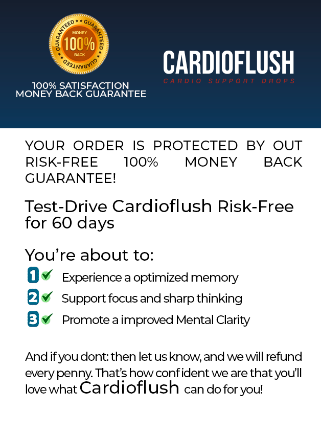 cardioflush 60-day satisfaction guarantee