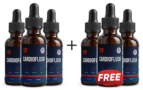 CardioFlush 3 + 3 FREE — 6 Bottles